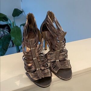 Vince Camuto Bronze Strappy Women's Sandals